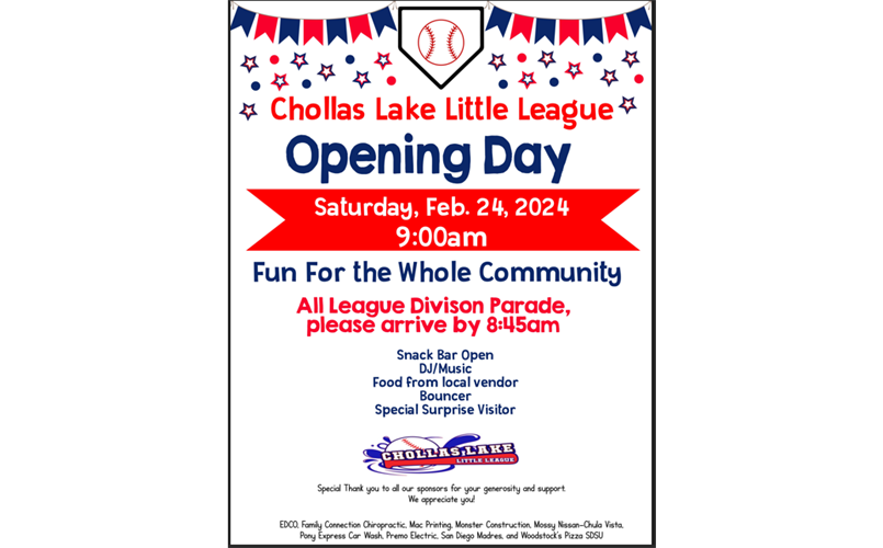Chollas Opening Day