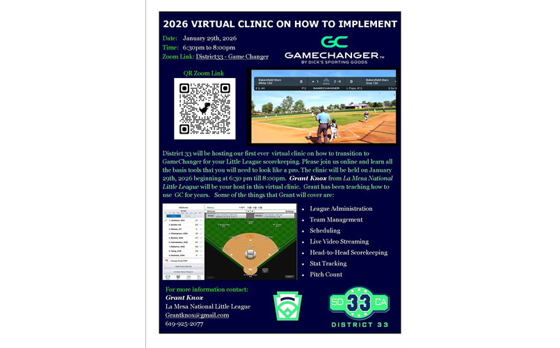 GameChanger virtual clinic